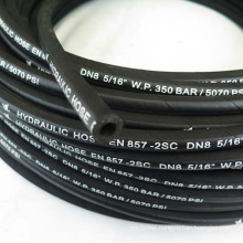 1/2 inch Low MOQ EN 857 2SC Wrap Surface two wire braid steel wire reinforced rubber hose